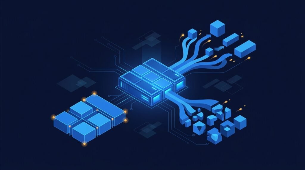 دليل إدارة التخزين وجداول GPT ومعمارية LVM في خوادم لينكس